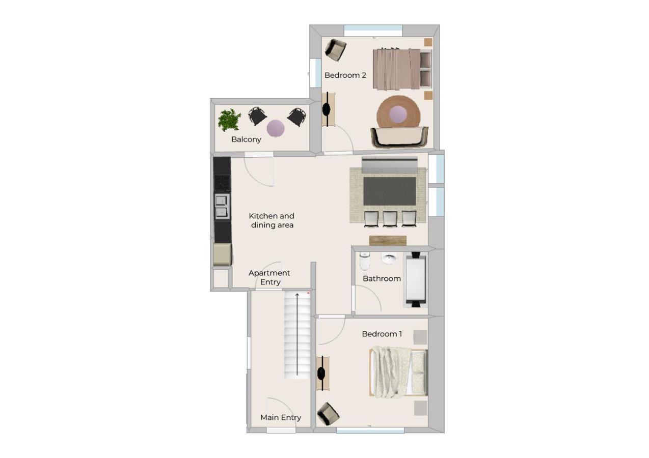 Suedwind - Beautiful Premium With 2 Bedrooms Near Rhine Falls & Zurich Airport In Klettgau * Weisweil (Klettgau)